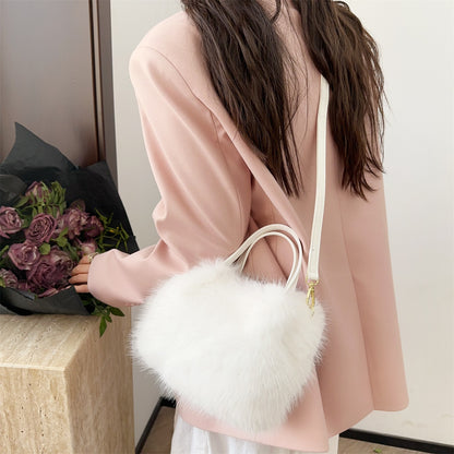 Women's Fox Fur-style Tote Bag